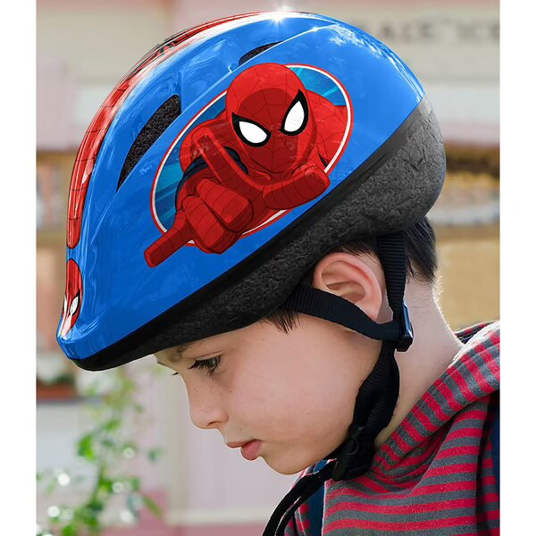 Casca de protectie pentru copii cu marime reglabila, 53-56 cm, multicolor, Spiderman [3]