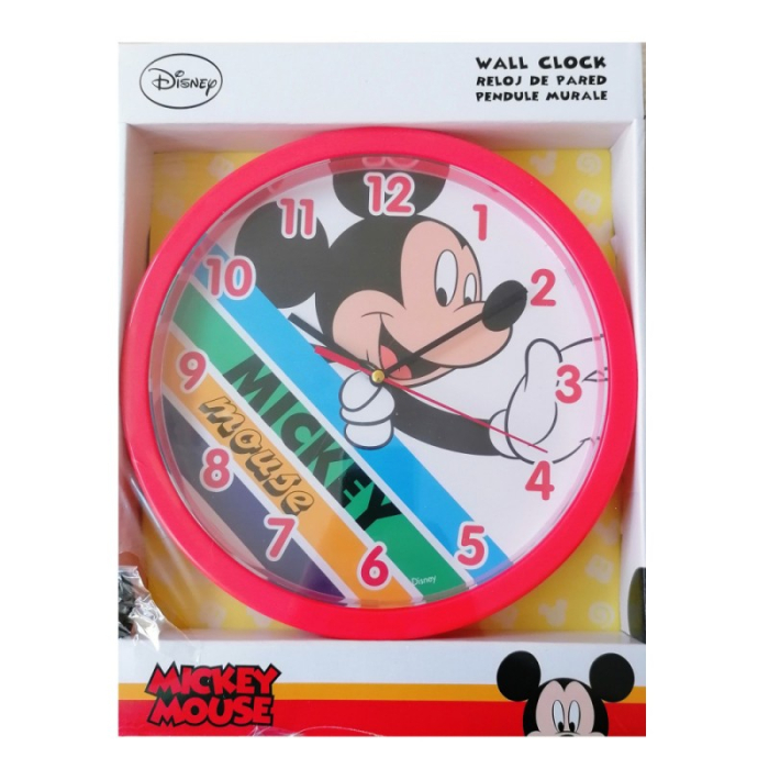 Ceas de perete, diametru 25 cm, multicolor, Miekcy Mouse [2]