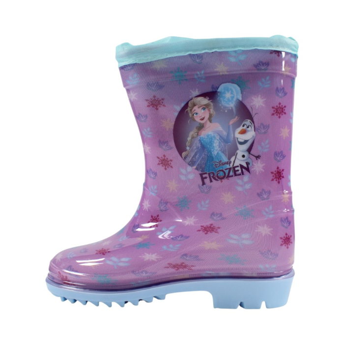 Cizme de ploaie cu șnur, mov, Happy, Frozen [3]