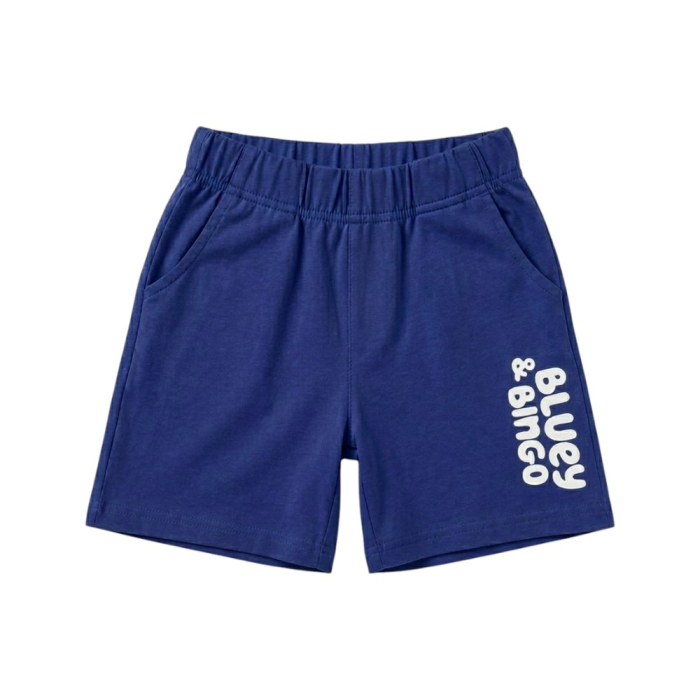 Compleu copii, 2 piese, mânecă scurtă, 100% bumbac, multicolor, Bluey [3]