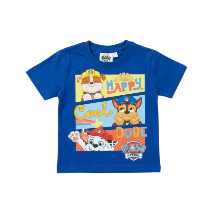 Compleu copii, 2 piese, mânecă scurtă, 100% bumbac, multicolor, Paw Patrol [2]