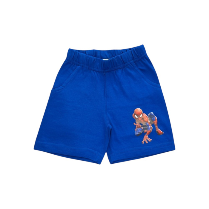 Compleu copii, 2 piese, mânecă scurtă, 100% bumbac, multicolor, Spiderman, Marvel [3]