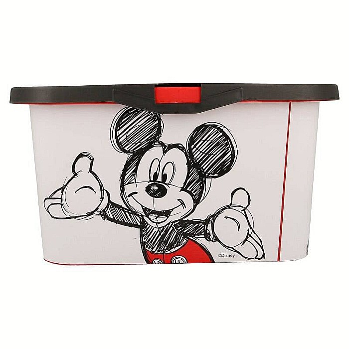 Cutie pentru depozitare, din plastic, cu capac, 13 L, multicolor, 39x29x15 cm, Mickey Mouse, Disney [2]
