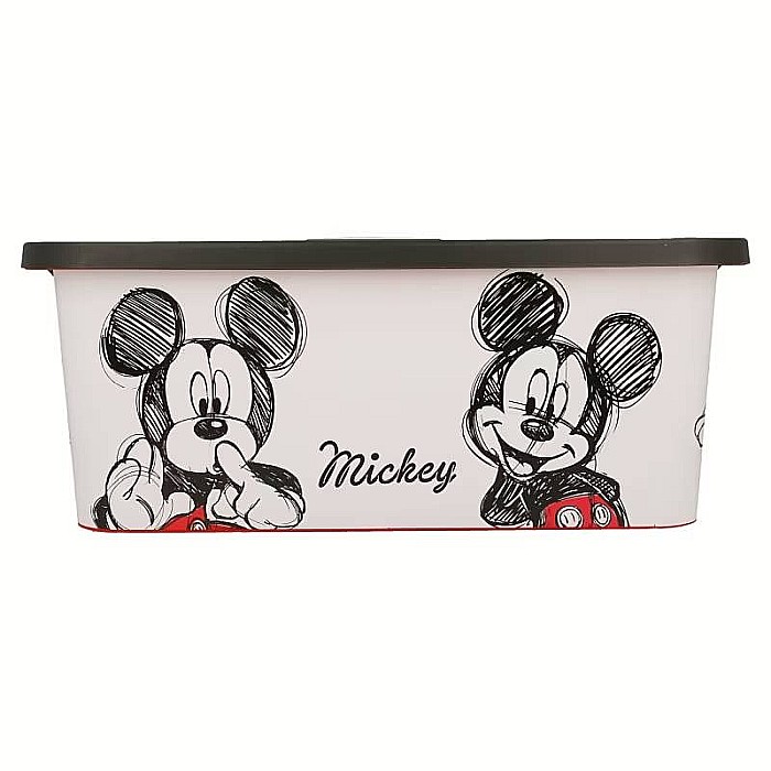Cutie pentru depozitare, din plastic, cu capac, 13 L, multicolor, 39x29x15 cm, Mickey Mouse, Disney [4]