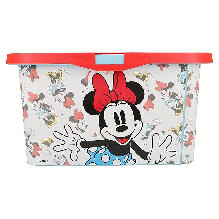 Cutie pentru depozitare, din plastic, cu capac, 13 L, multicolor, 39x29x15 cm, Minnie Mouse, Disney, mm02 [2]