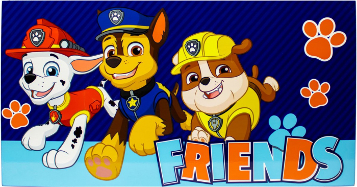 Cutie depozitare pentru jucării din MDF, 56x30x30 cm, albastru, Paw Patrol [2]