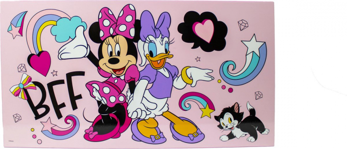 Cutie depozitare pentru jucării din MDF, 56x30x30 cm, multicolor, Minnie Mouse [6]