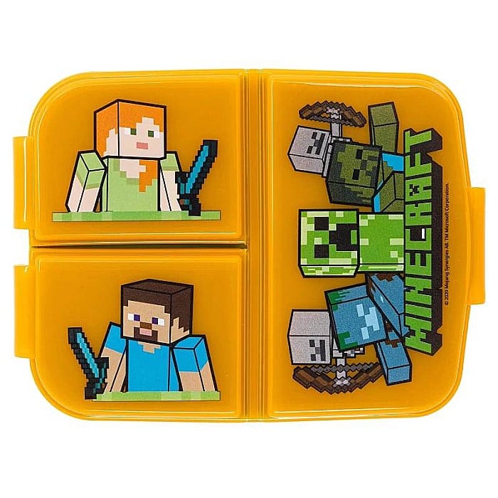Cutie sandwich multicompartimente Minecraft Verde [2]