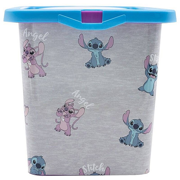 Cutie pentru depozitare, din plastic, cu capac, 7 L, multicolor, 29x19x19 cm, Stitch and Angel [2]