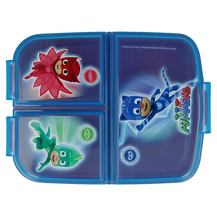 Cutie sandwich, multicompartimente, pentru copii, multicolor, fără BPA, PJ Masks [4]