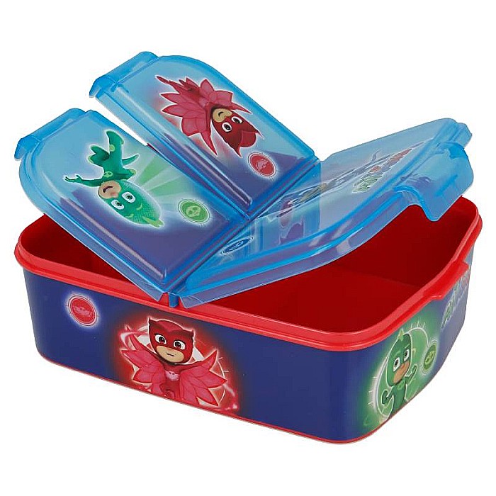 Cutie sandwich, multicompartimente, pentru copii, multicolor, fără BPA, PJ Masks [2]