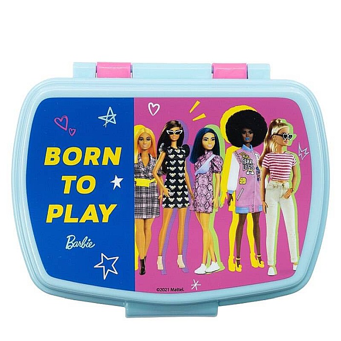 Cutie sandwich, multicolor, fără BPA, 18 x 14 x 7 cm, Barbie [3]