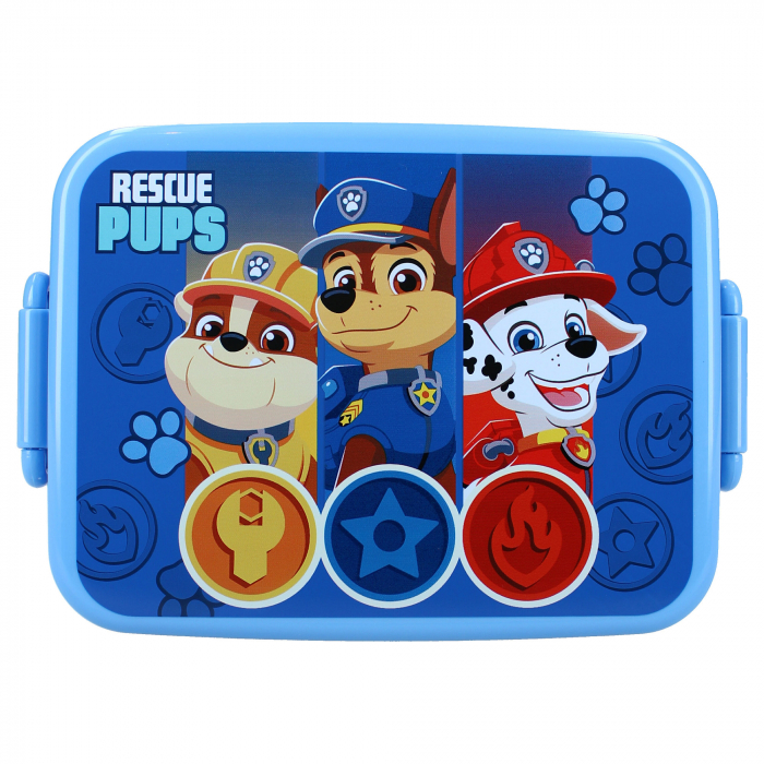 Cutie sandwich multicolor, fara BPA, cu garnitura si inchidere ermetica, 16x13x5 cm, Lunch Bunch, Paw Patrol [2]