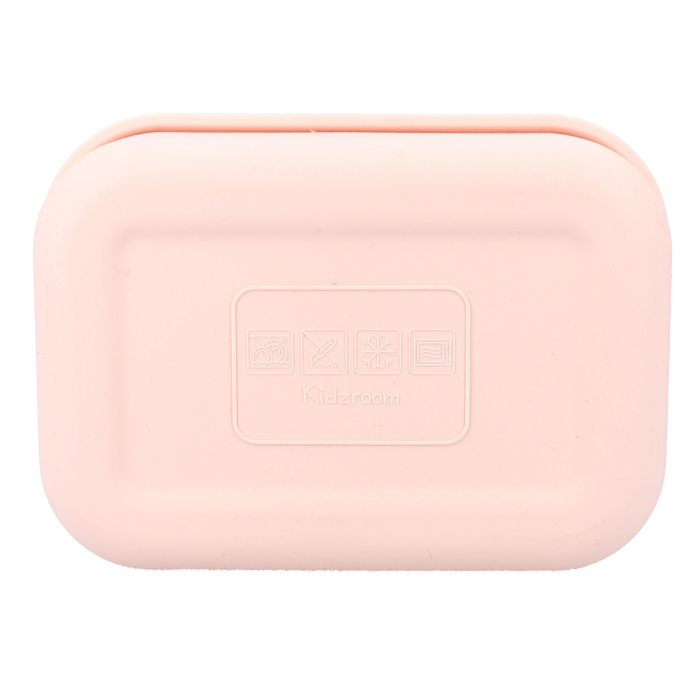 Cutie sandwich multicompartimente, din silicon, 17x12x6 cm, rezistenta la microunde si masina de spalat vase, Kidzroom Enchanted memories [3]