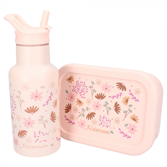 Cutie sandwich multicompartimente, din silicon, 17x12x6 cm, rezistenta la microunde si masina de spalat vase, Kidzroom Enchanted memories [4]