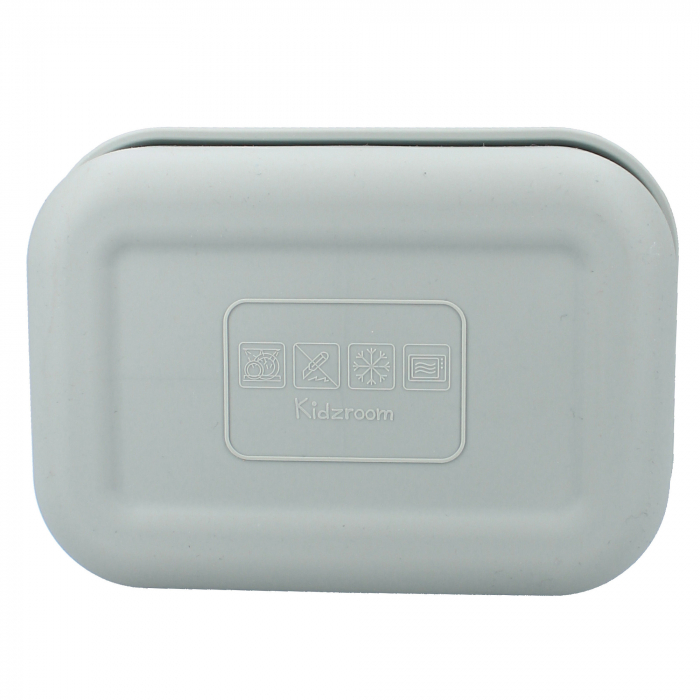 Cutie sandwich multicompartimente, din silicon, 17x12x6 cm, rezistenta la microunde si masina de spalat vase, Kidzroom Sweet cuddles [4]
