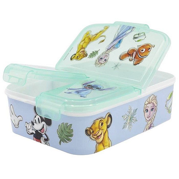 Cutie sandwich, multicompartimente, multicolor, fără BPA, Disney, 100 [2]