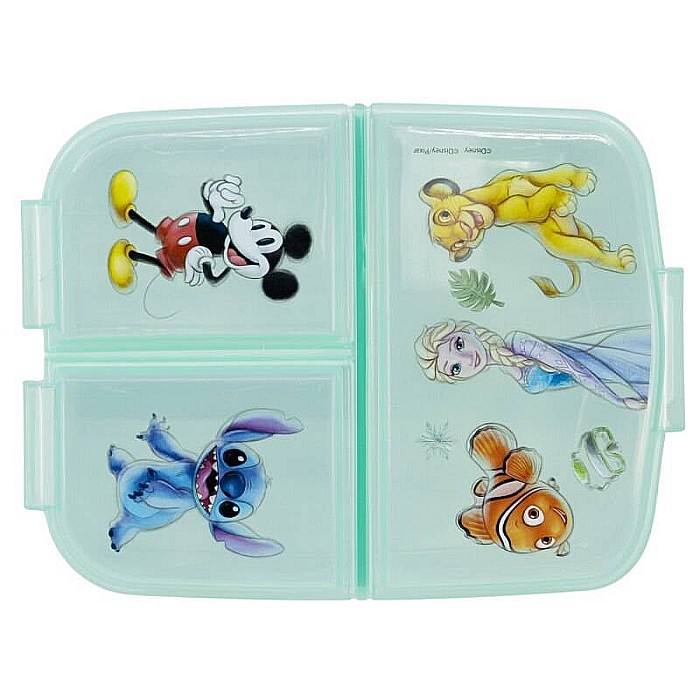 Cutie sandwich, multicompartimente, multicolor, fără BPA, Disney, 100 [3]