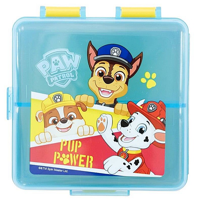 Cutie sandwich, multicompartimente, multicolor, fără BPA, Pup Power, Paw Patrol, pp55 [4]