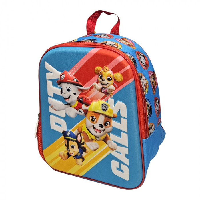 Ghiozdan 3D, 29x24x12 cm, multicolor, bretele ajustabile si captusite, Duty, Paw Patrol [2]