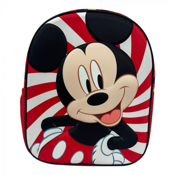 Ghiozdan 3D, 30x24x12 cm, multicolor, bretele ajustabile si captusite, Happy, Mickey Mouse [2]