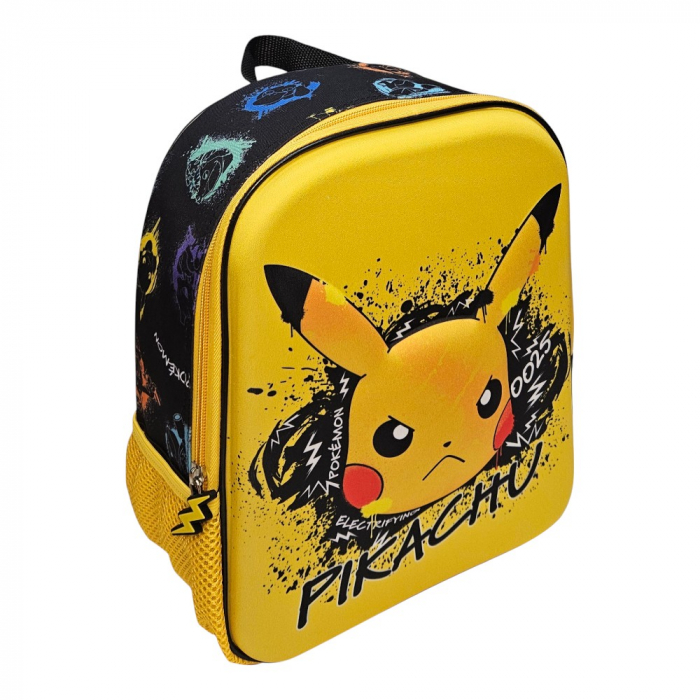 Ghiozdan 3D, 30x24x12 cm, multicolor, bretele ajustabile si captusite, Pokémon [1]