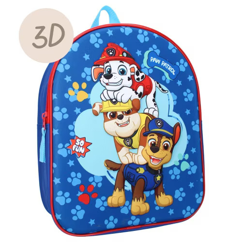Ghiozdan 3D, multicolor, dimensiuni 32x26x11 cm, Paw Patrol never stop laughing [2]