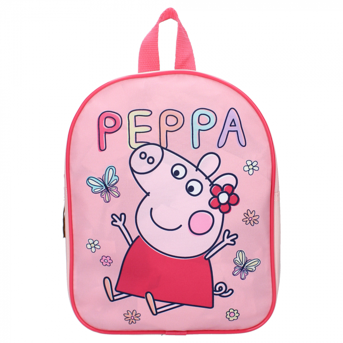 Ghiozdan copii, 29x22x9 cm, cu un compartiment, multicolor, bretele ergonomice, intarite si ajustabile, I love This, Peppa Pig [2]