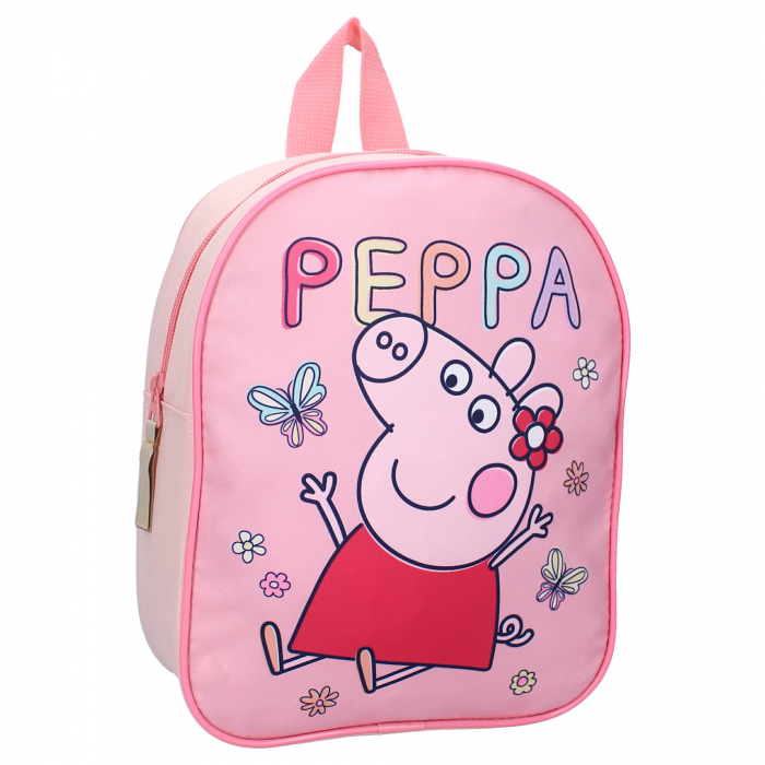 Ghiozdan copii, 29x22x9 cm, cu un compartiment, multicolor, bretele ergonomice, intarite si ajustabile, I love This, Peppa Pig [1]