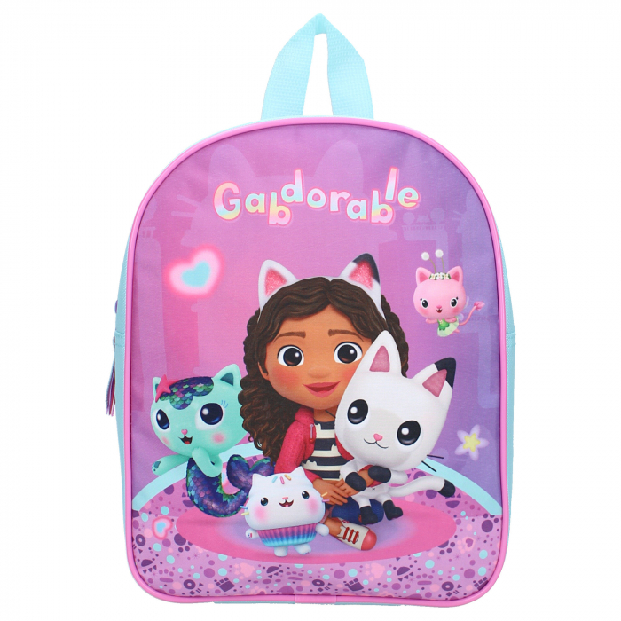 Ghiozdan copii, 29x22x9 cm, cu un compartiment, multicolor, bretele ergonomice, intarite si ajustabile, Unlimited Adventure, Gabby's Dollhouse [2]
