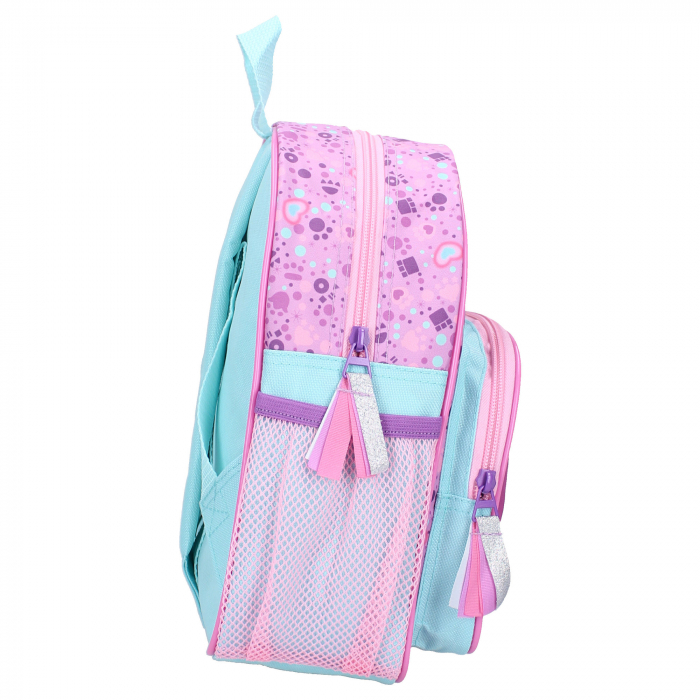 Ghiozdan copii, 29x23x10 cm, cu doua compartimente, buzunare laterale, multicolor, bretele ergonomice, intarite si ajustabile, Unlimited Adventure, Gabby's Dollhouse [3]