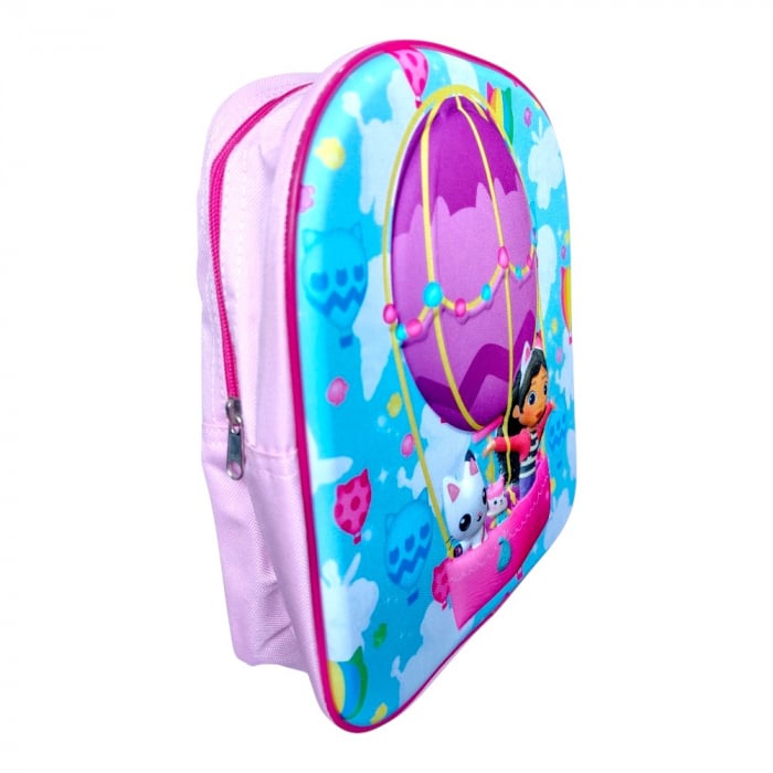 Ghiozdan copii, 30x26x10 cm, multicolor, bretele ajustabile, Gabby's Dollhouse [3]