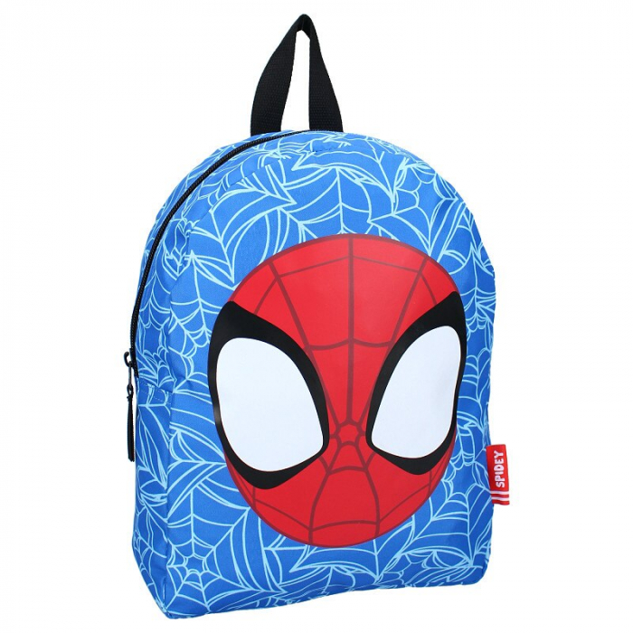 Ghiozdan copii, 31x22x10 cm, albastru, bretele ergonomice, intarite si ajustabile, Made For Fun, Spidey [2]