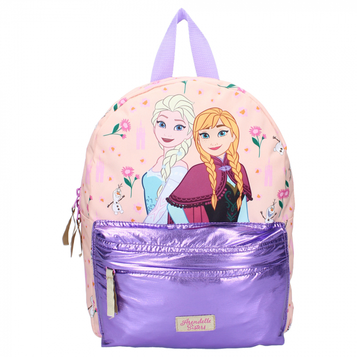 Ghiozdan copii, 31x23x8 cm, cu doua compartimente, multicolor, bretele ergonomice, intarite si ajustabile, Funshine, Frozen II [2]