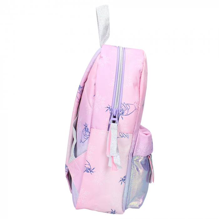 Ghiozdan copii, 31x23x8 cm, cu doua compartimente, multicolor, bretele ergonomice, intarite si ajustabile, Glowing Lights, Frozen II [3]