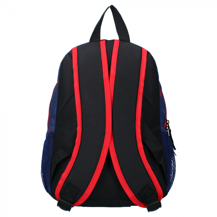 Ghiozdan copii, 35 x 27 x 18 cm, cu doua compartimente, buzunare laterale, multicolor, bretele ergonomice, intarite si ajustabile, Fight Against Wrong, Spiderman [4]