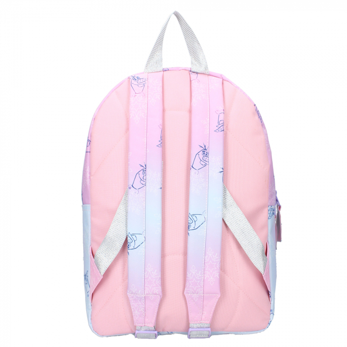 Ghiozdan copii, 36x25x12 cm, cu doua compartimente, multicolor, bretele ergonomice, intarite si ajustabile, Glowing Lights, Frozen II [4]