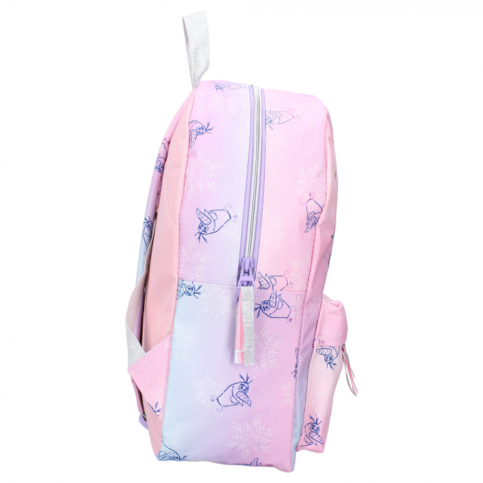 Ghiozdan copii, 36x25x12 cm, cu doua compartimente, multicolor, bretele ergonomice, intarite si ajustabile, Glowing Lights, Frozen II [3]