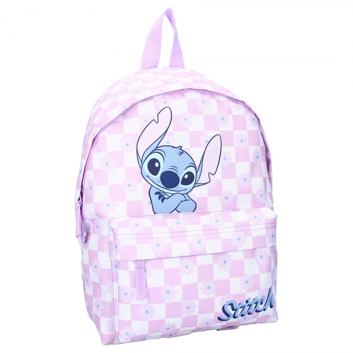 Ghiozdan copii, 37x26x12 cm, cu doua compartimente, multicolor, bretele ergonomice, intarite si ajustabile, Bag It Up, Stitch [1]