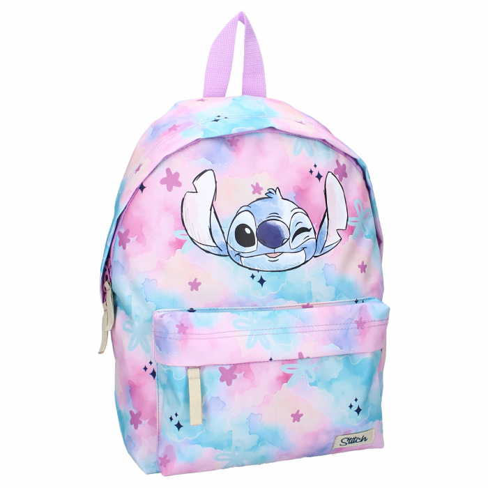 Ghiozdan copii, 37x26x12 cm, cu doua compartimente, multicolor, bretele ergonomice, intarite si ajustabile, Unbearably Cool, Stitch [1]