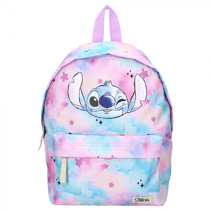 Ghiozdan copii, 37x26x12 cm, cu doua compartimente, multicolor, bretele ergonomice, intarite si ajustabile, Unbearably Cool, Stitch [2]