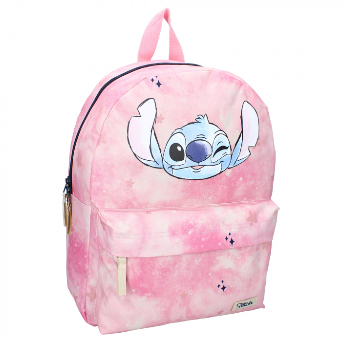 Ghiozdan copii, 39x29x12 cm, cu doua compartimente, multicolor, bretele ergonomice, intarite si ajustabile, Unbearably Cool, Stitch [1]