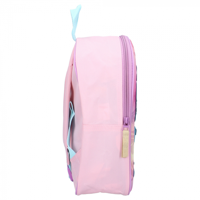 Ghiozdan copii 3D, 32x26x11 cm, cu un compartiment, multicolor, bretele ergonomice, intarite si ajustabile, Simply Special, Stitch [3]