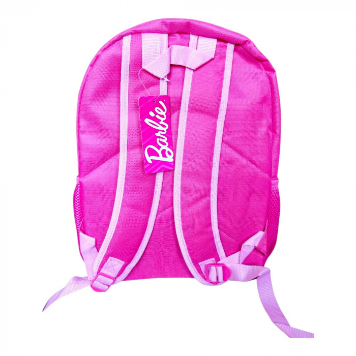 Ghiozdan copii, 40x30x15 cm, cu doua compartimente, multicolor, bretele intarite si ajustabile, Barbie [4]