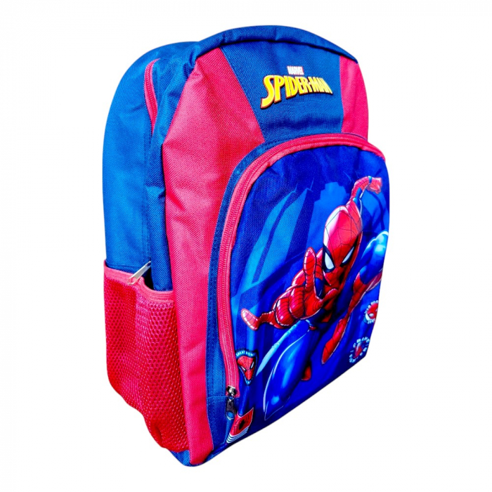 Ghiozdan copii, 40x30x15 cm, cu doua compartimente, multicolor, bretele intarite si ajustabile, Spiderman [3]