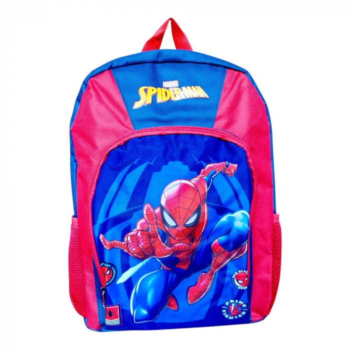 Ghiozdan copii, 40x30x15 cm, cu doua compartimente, multicolor, bretele intarite si ajustabile, Spiderman [1]