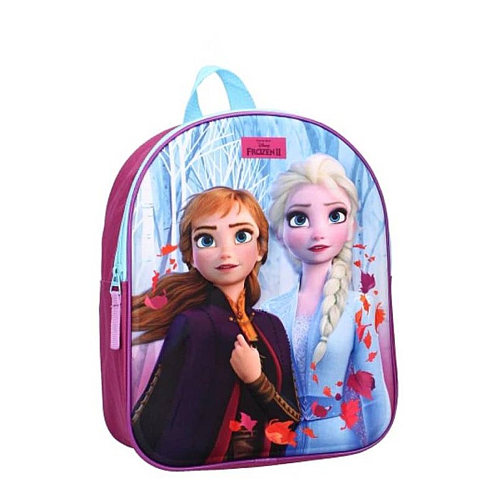 Ghiozdan copii Disney - Frozen 2 - Anna și Elsa, design 3D, multicolor, 32 x 26 x 9 cm [2]