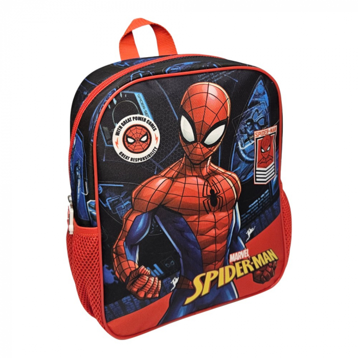 Ghiozdan gradinita, 29x24x10 cm, bretele ajustabile si intarite, multicolor, Spiderman [1]