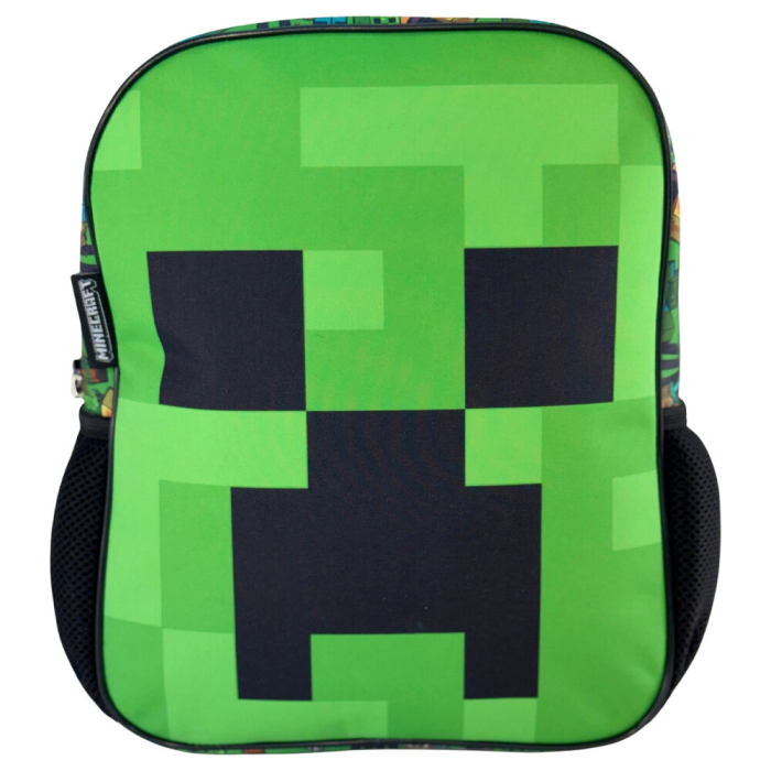 Ghiozdan gradinita, 30x24x10 cm, bretele ajustabile si intarite, verde, Happy, Minecracft [2]