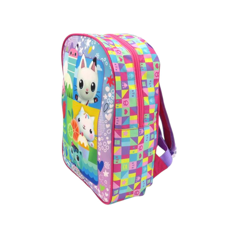 Ghiozdan gradinita, 30x24x10 cm, bretele ajustabile si intarite, multicolor, Gabby's Dollhouse [5]